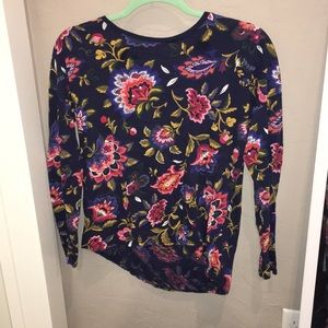 Cute floral girl tee